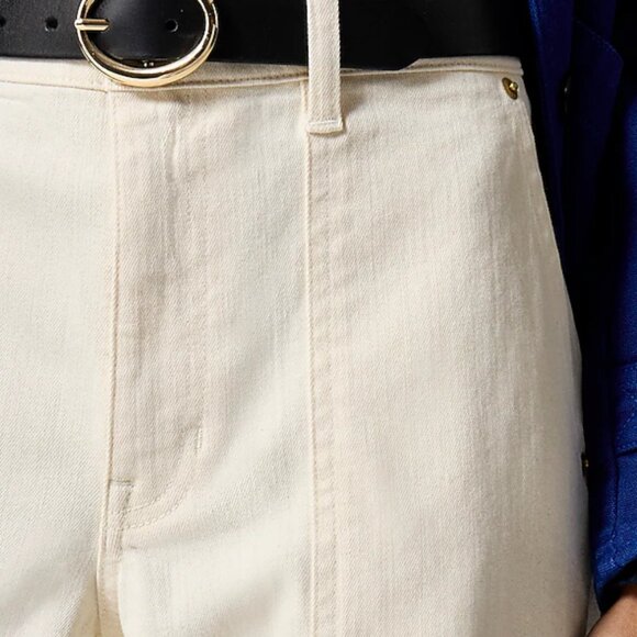 J Crew Wide Leg Camp Pant Wide Leg Ivory Sz 30 NWT #574 - Picture 4 of 12